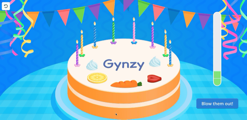 Happy Birthday and please enjoy this virtual cake I'm making you! | Birthday  Ecard