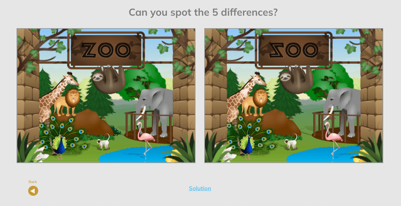 Fun And Educational Spot The Difference Pictures For Kindergarten